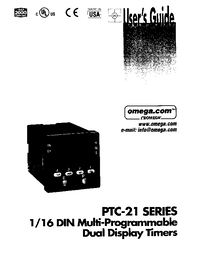 Thumbnail of document Manual - PTC-21 1/16 DIN Multi-Programmable LED Timers